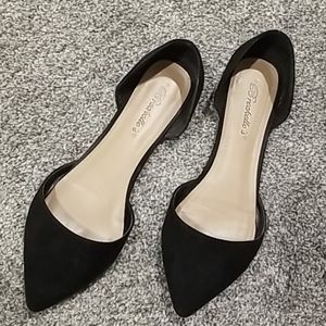 Breckelle's Dolley Pointed Toe Flats Black 7